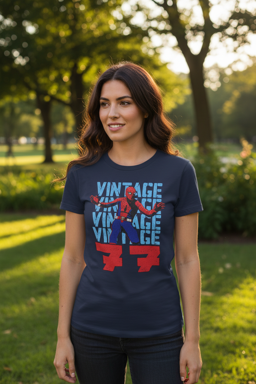 Women's Marvel VINTAGE 77 SPIDEY T-Shirt